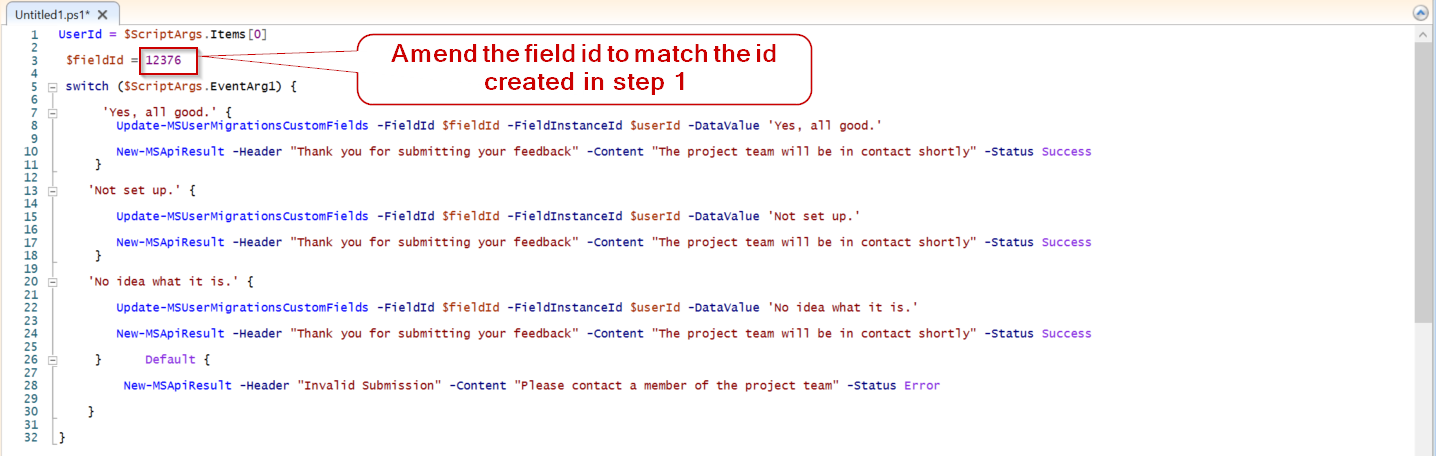 PowerShell Code